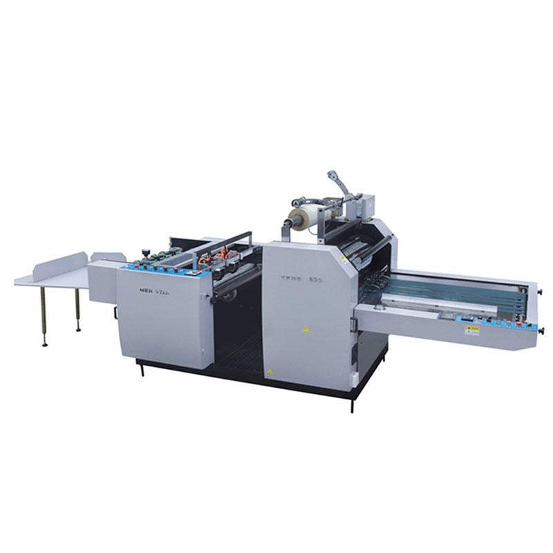 Mesin laminating separuh auto berpecah